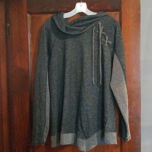 Cowl neck shirt